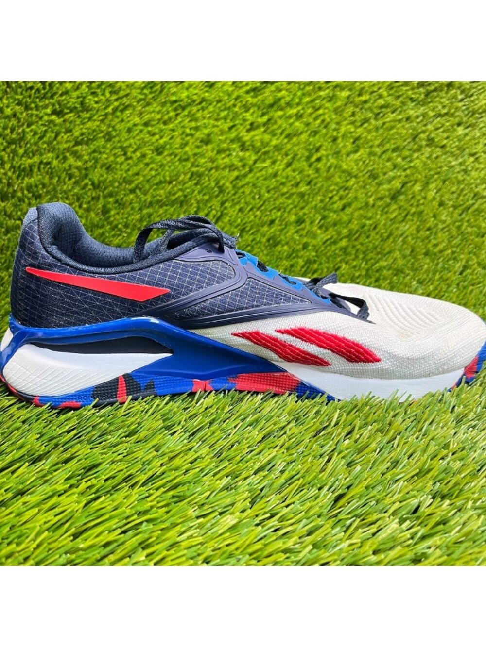 Reebok Nano X2 Vector Navy White Mens Size 6.5 Athletic Training Shoes Sneakers